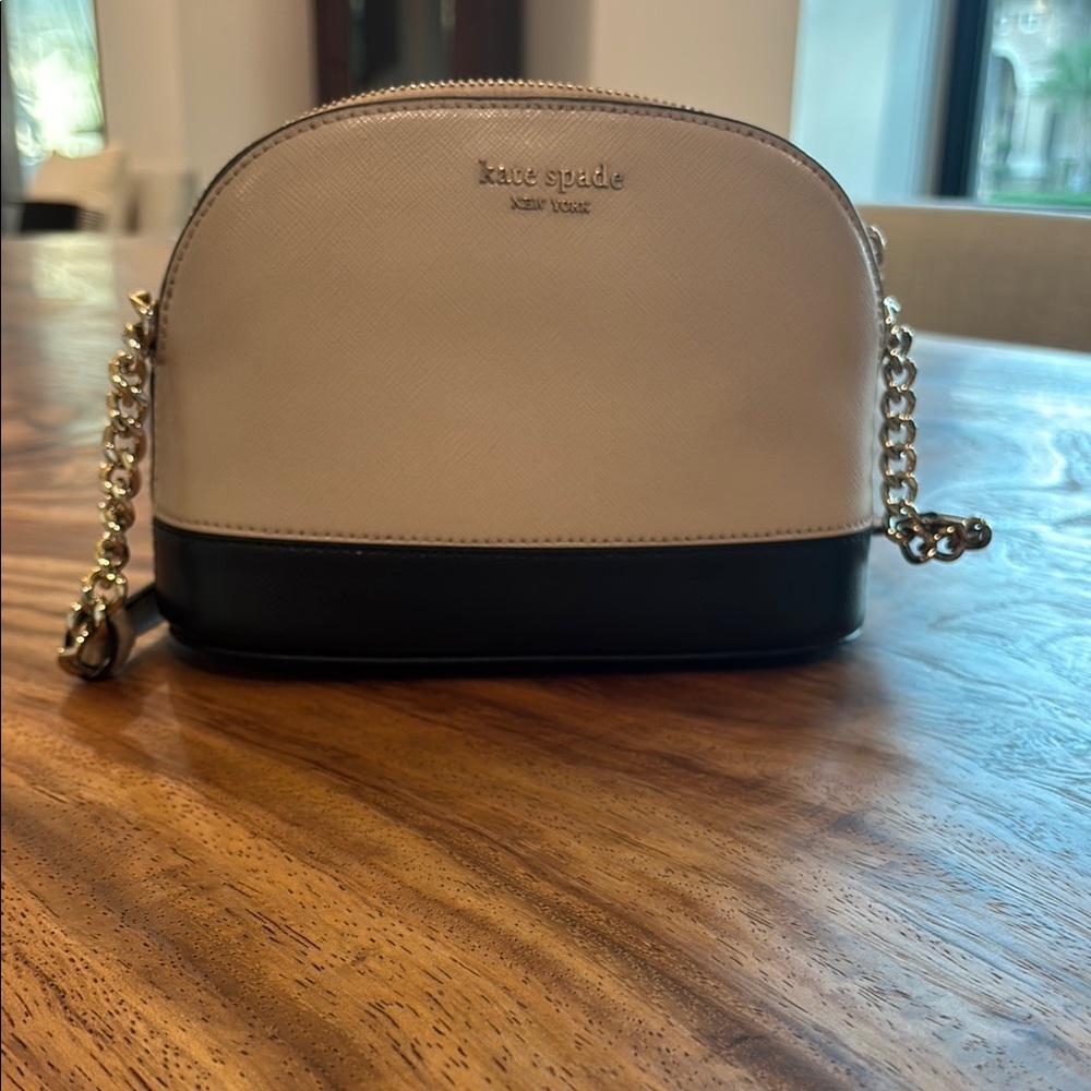 Kate Spade Black and Cream Crossbody